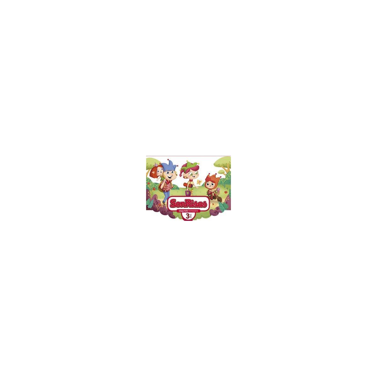 LIBRO INFANTIL 3 AÑOS SONRISAS 2º TRIMESTRE