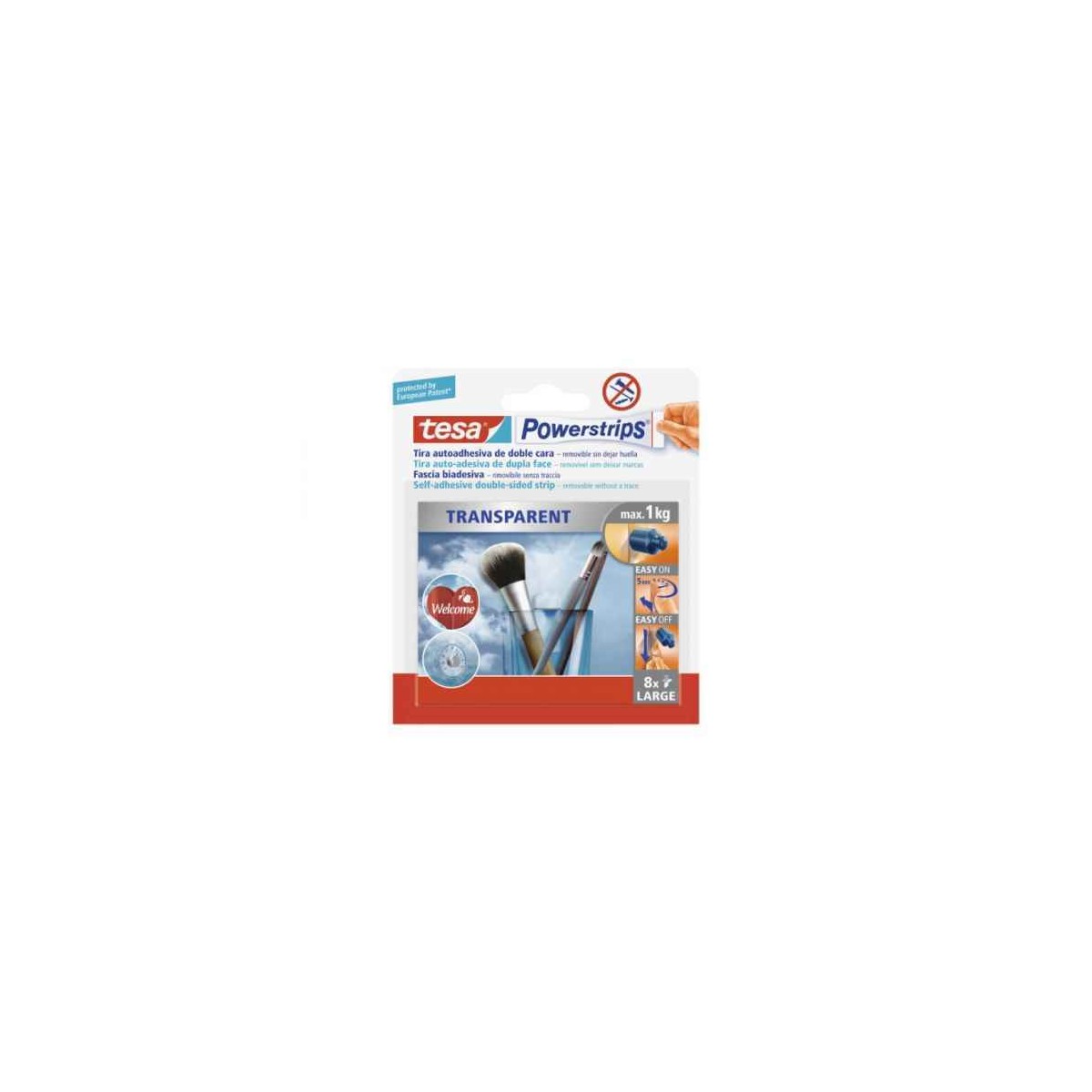 CINTA DOS CARAS POWERSTRIPS TESA 14UNI