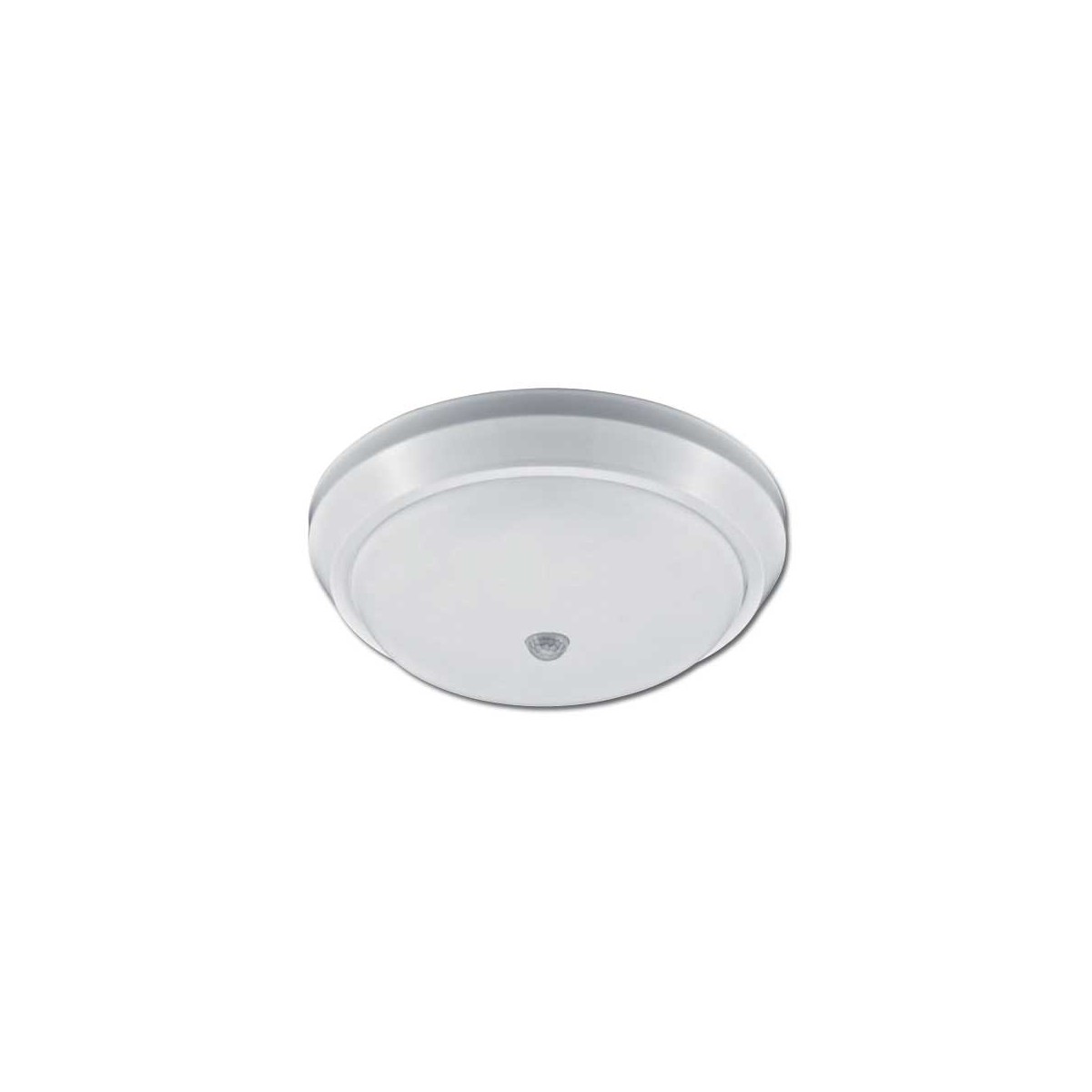 PLAFON LED SUPERFICIE REDONDO INOX  15W 5000K