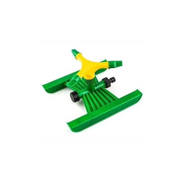 ASPERSOR PLASTICO BASE GIRATORIO 3 BRAZOS PLUVIA