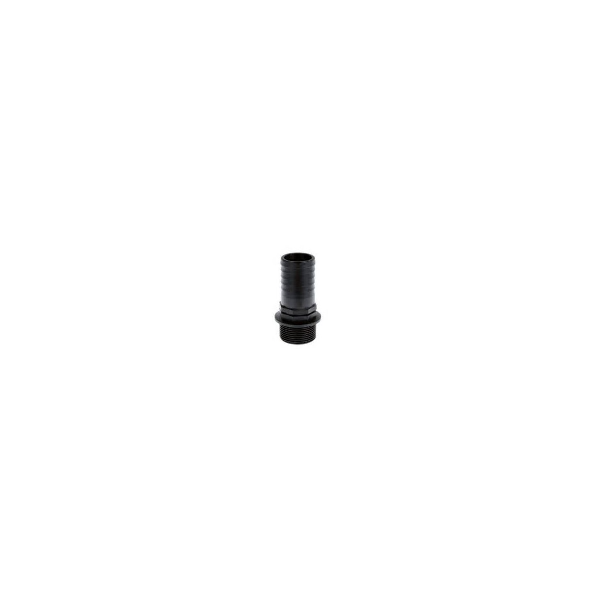 RACOR MANGUERA PLASTICO MACHO 1-1/4 40MM