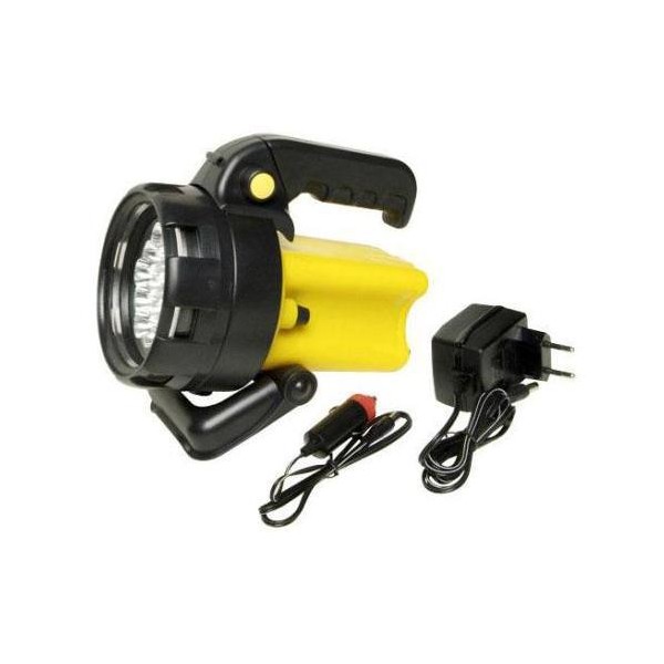 LINTERNA CAÑON CON BATERIA 19 LEDS 6W MAURER