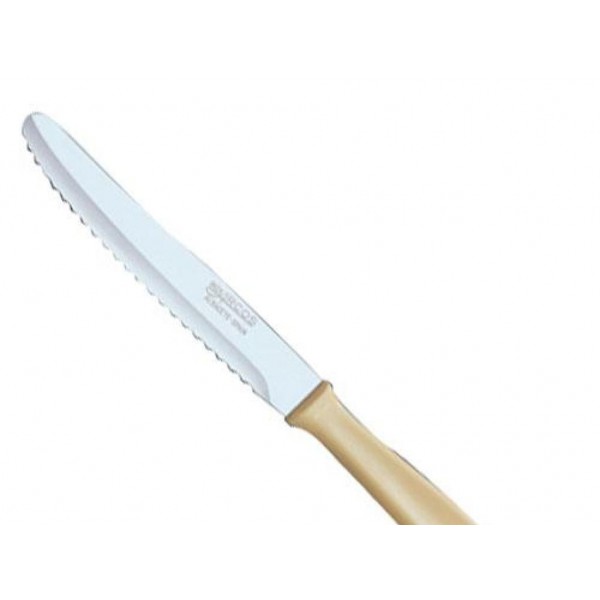 CUCHILLO DE MESA ARCOS MANGO CREMA 125MM