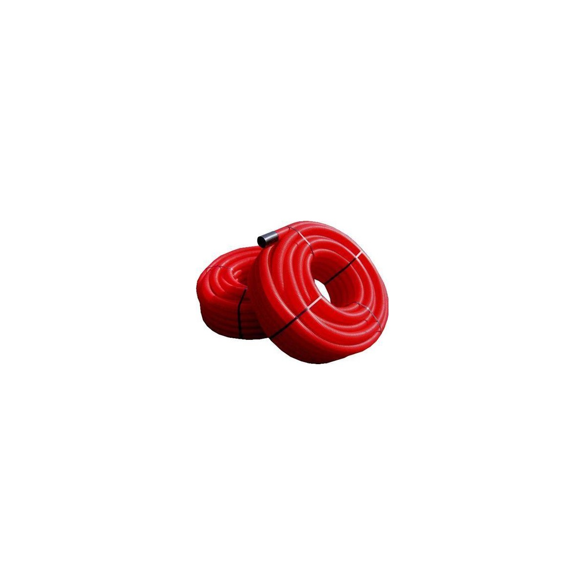 TUBO DECAPLAST COARRUGADO 40MM ROJO 50MT