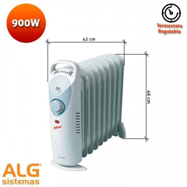 RADIADOR ACEITE MINI 1000W MOD 831