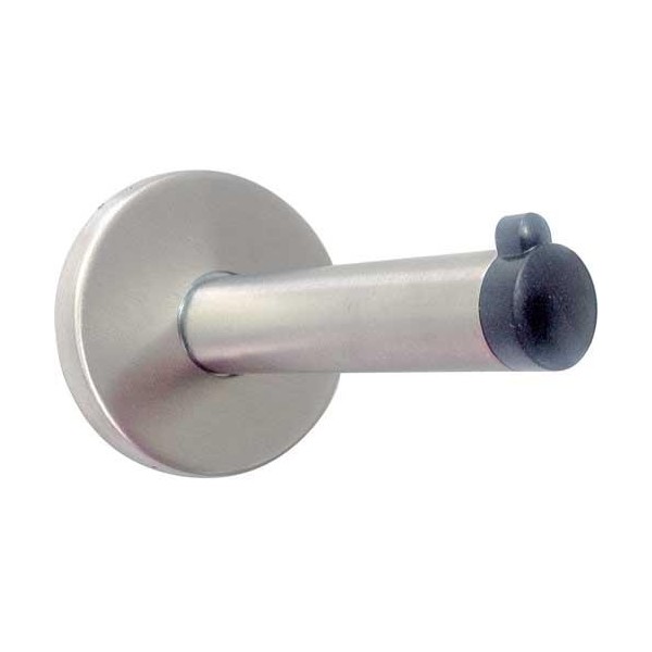 PERCHA COLGADOR INOX TOPE GOMA 50*70