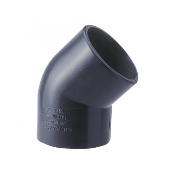 CODO PVC 63 A 45º PRESION