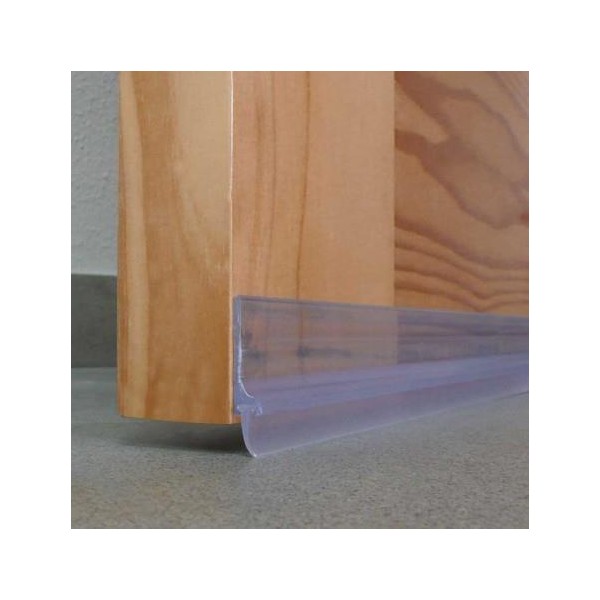 BURLETE GOMA PVC 100CM TRANSPARENTE