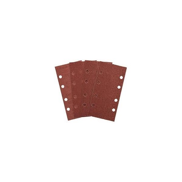 LIJA RECTANGULAR VELCRO 115*230 G120 6 UNID