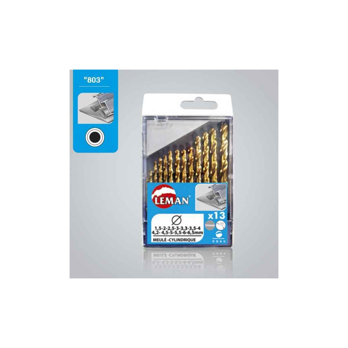 JUEGO BROCA METAL TITANIO 13UNI PROFESIONAL