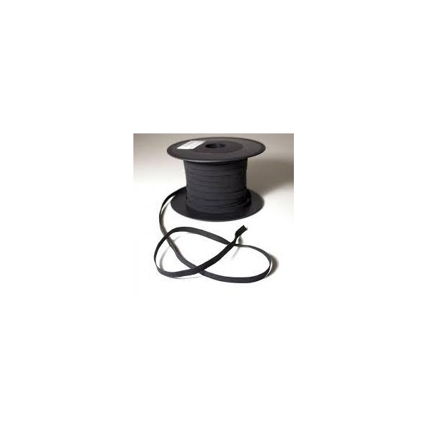 CINTA GOMA ELASTICA 10MM NEGRA/METRO