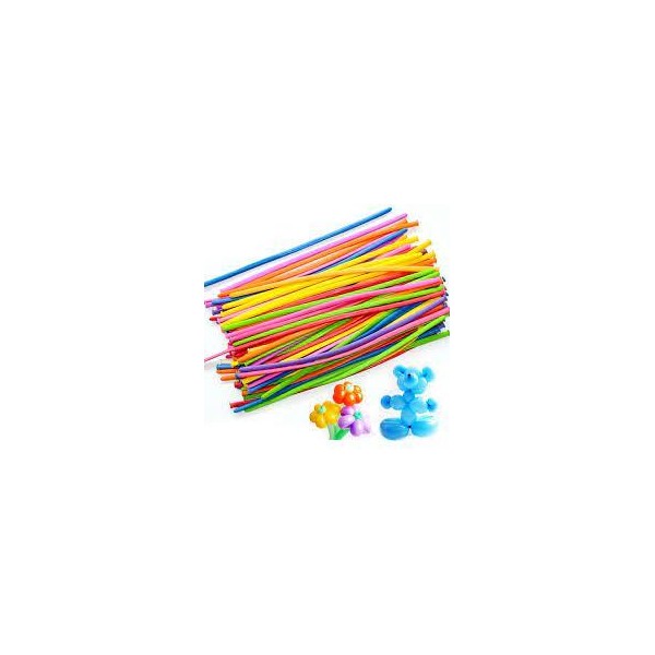 GLOBOS LARGOS GLOBOFLEXIA 100UNI ALBA DECO 30121
