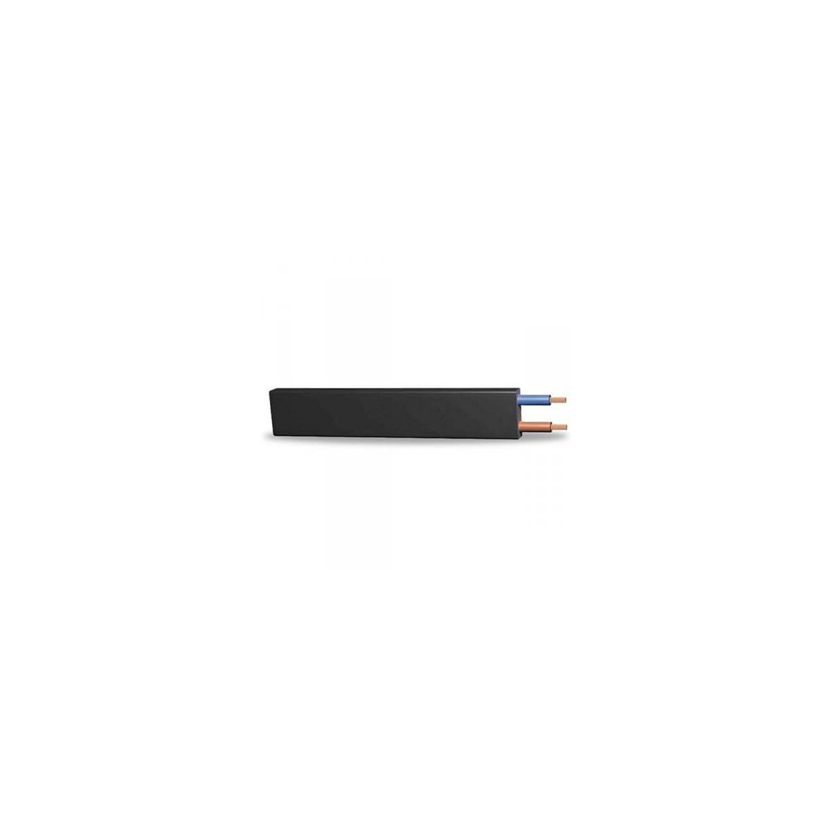 MANGUERA BLANCA PLANA NEGRA PORTA LAMPARA  2*2.5
