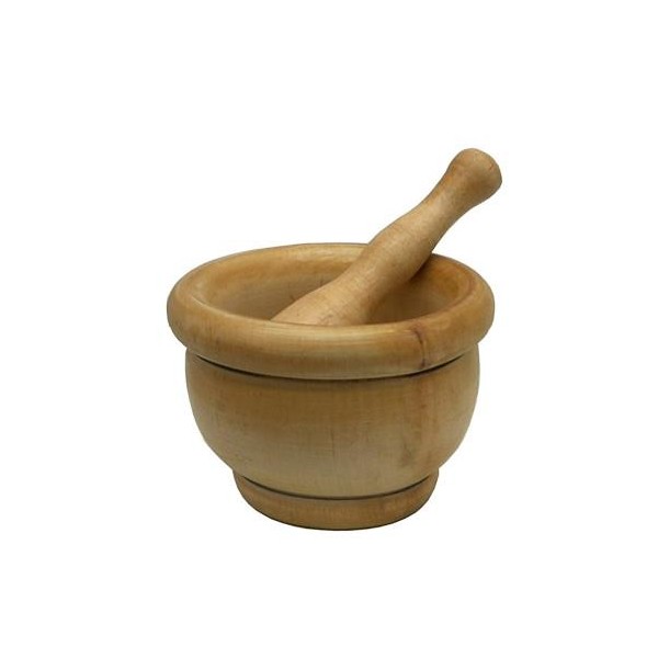 MORTERO MADERA 16CM CON MAZA