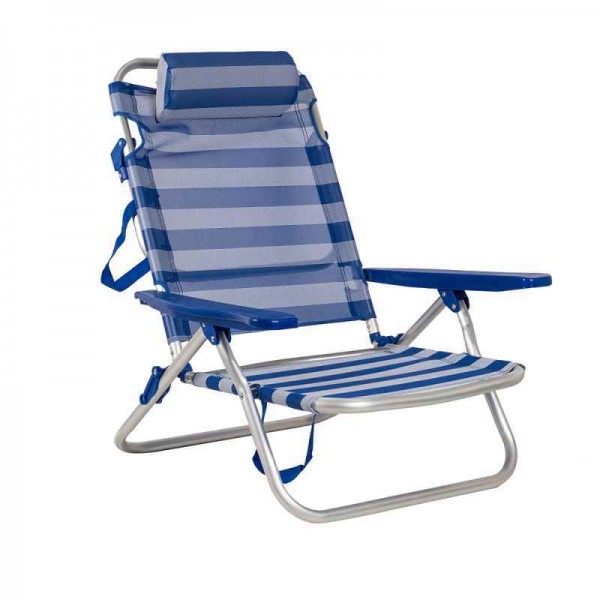 SILLA CAMA CAMPING ALUMINIO BAJA PL602