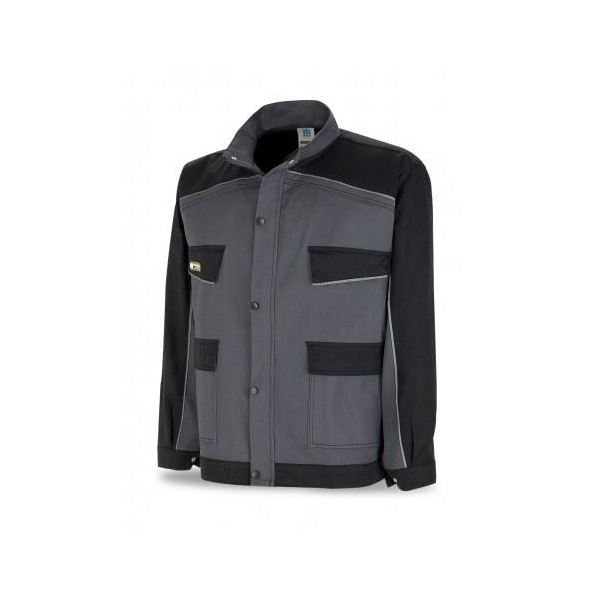 CHAQUETILLA TERGAL PRO GRIS NEGRO CGN 60/62