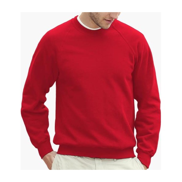 SUDADERA ALGODON ROJA M