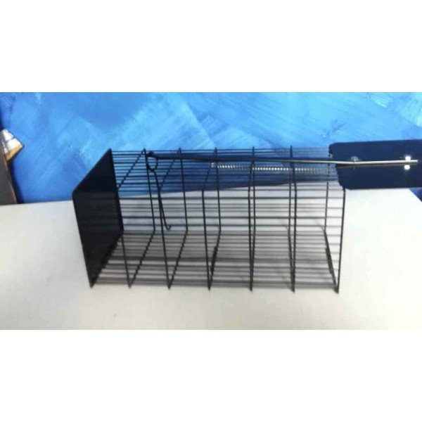 RATONERA JAULA 20*10.5*10.5 NEGRA