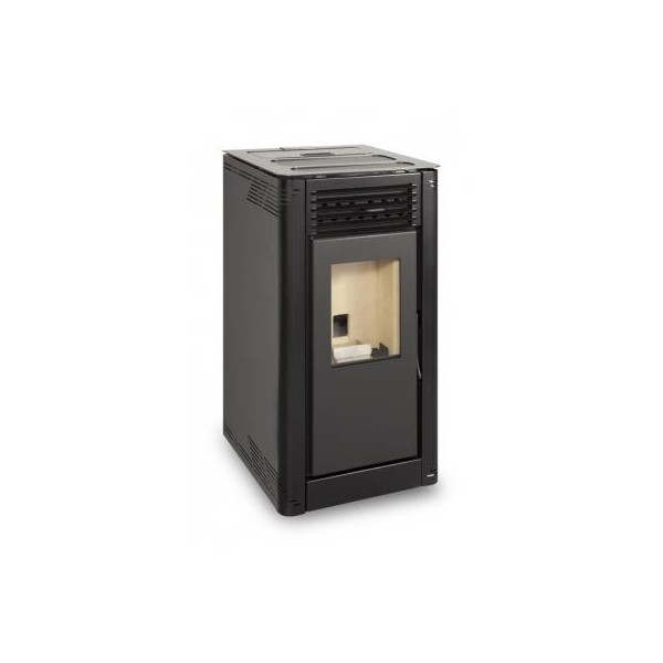 ESTUFA PELLET FLORA NEGRO MATE 7KW FERLUX