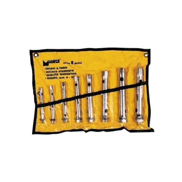 JUEGO LLAVE TUBO LLAVE TUBO 9 PIEZAS