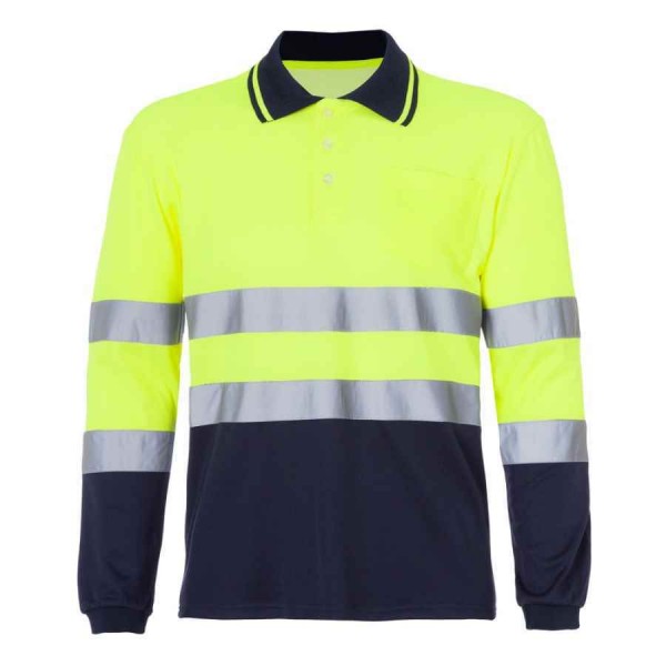 POLO ALTA VISIVILIDAD AZ/AM 1288 T/XL M/LG