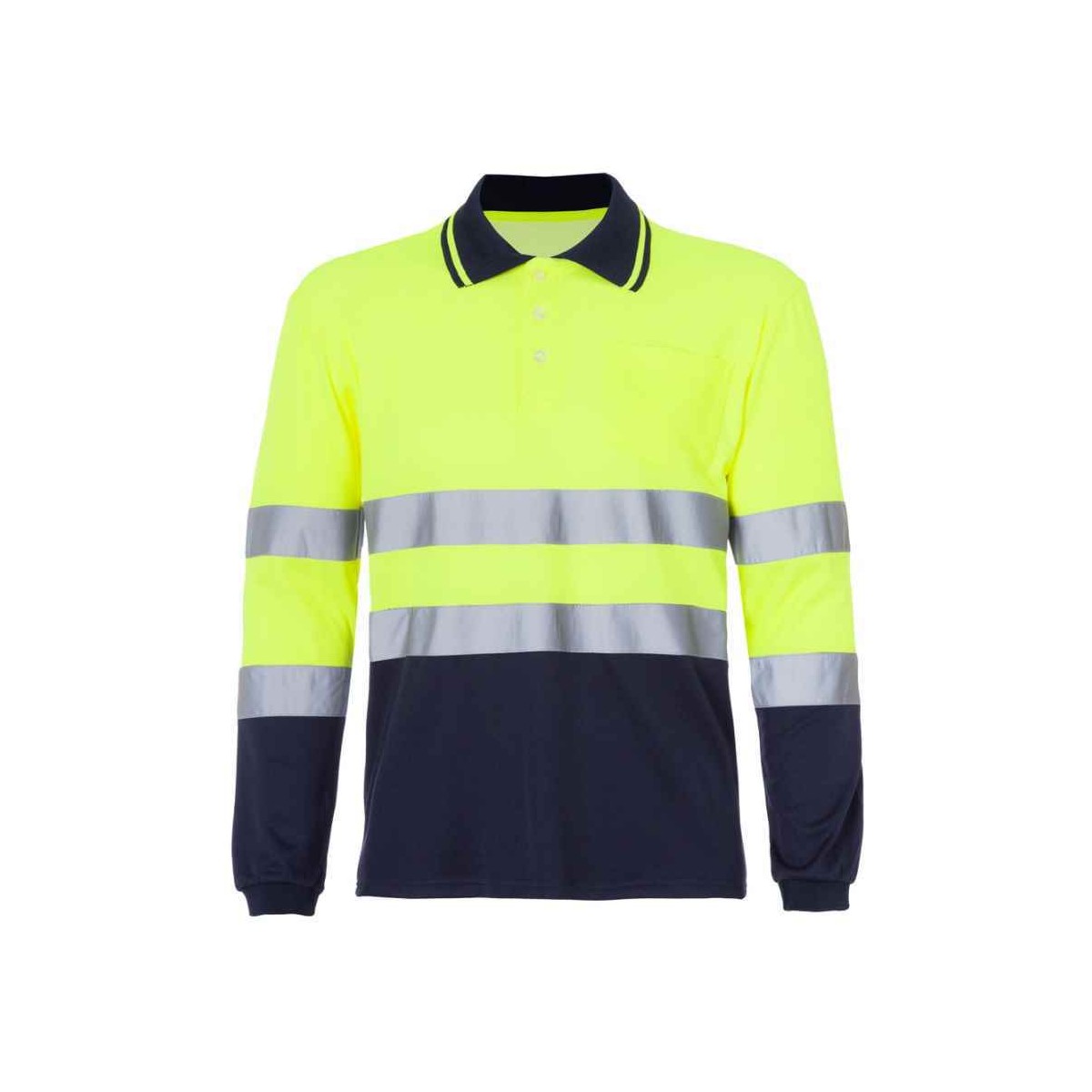 POLO ALTA VISIVILIDAD AZ/AM 1288 T/XL M/LG