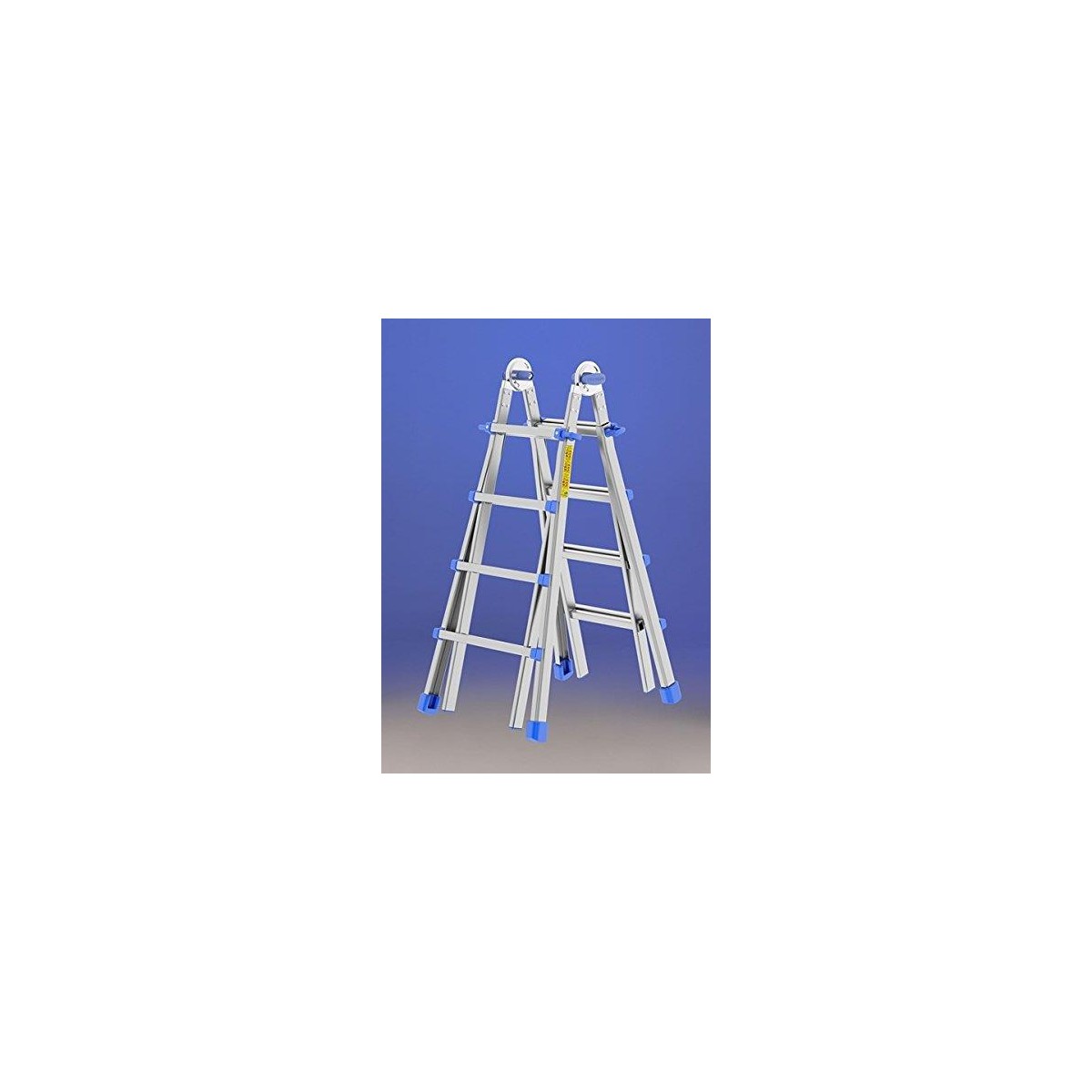 ESCALERA ALUMINIO TIJERA 3.8MT PLEGABLE MULTIUSOS