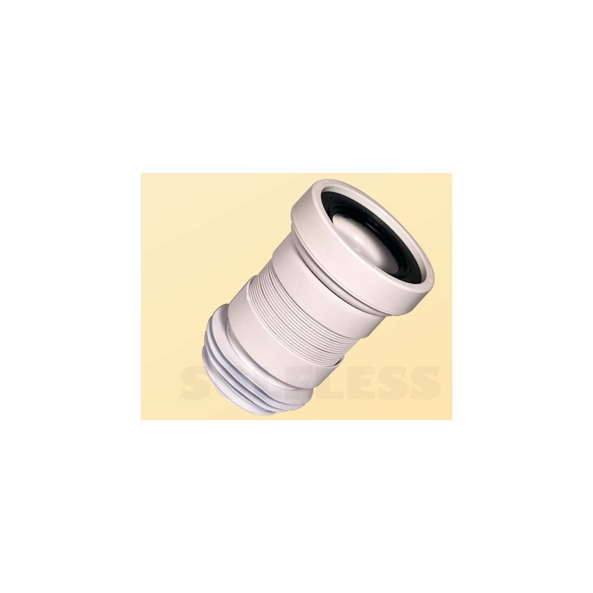 MANGUITO FLEXIBLE WC ESCENTRICO 100-110 CORTO