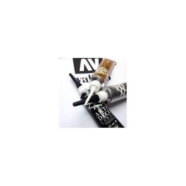 CONTORNO CRISTAL LINER 693 20ML NEGRO VALLEJO