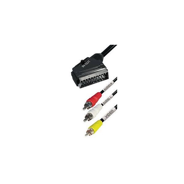 EUROCONECTOR CON 3 RCA 2 MTS