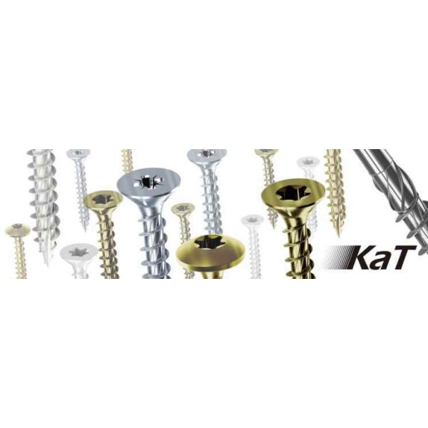 TIRAFONDO KAT 3.5*45 PZ C/PL MATRIU BICROMAT