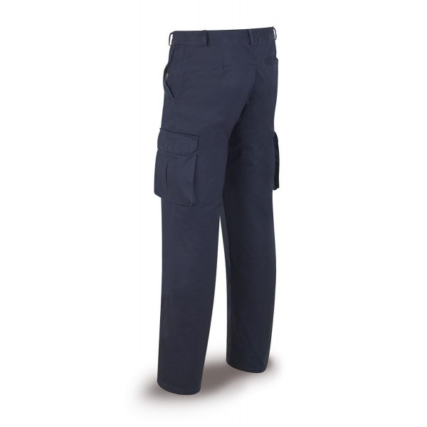 PANTALON 488 TOP MARCA AZUL ALGODON TALLA 56