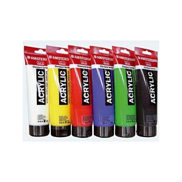 PINTURA ACRILICA 120ML 735 NEGRO OXIDO AMSTERDAM