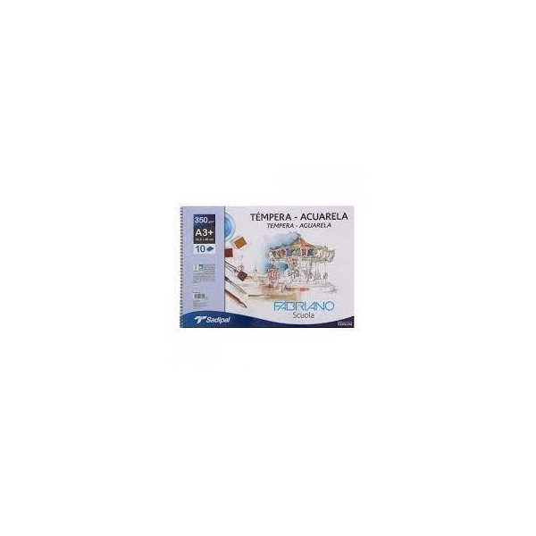 BLOCK DE ACUARELA FABRIANO A4 350GM 10HJ 23*32.5