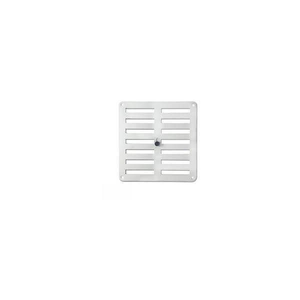 REJILLA ALUMINIO HUMO BLANCA 17*17 REGULABLE