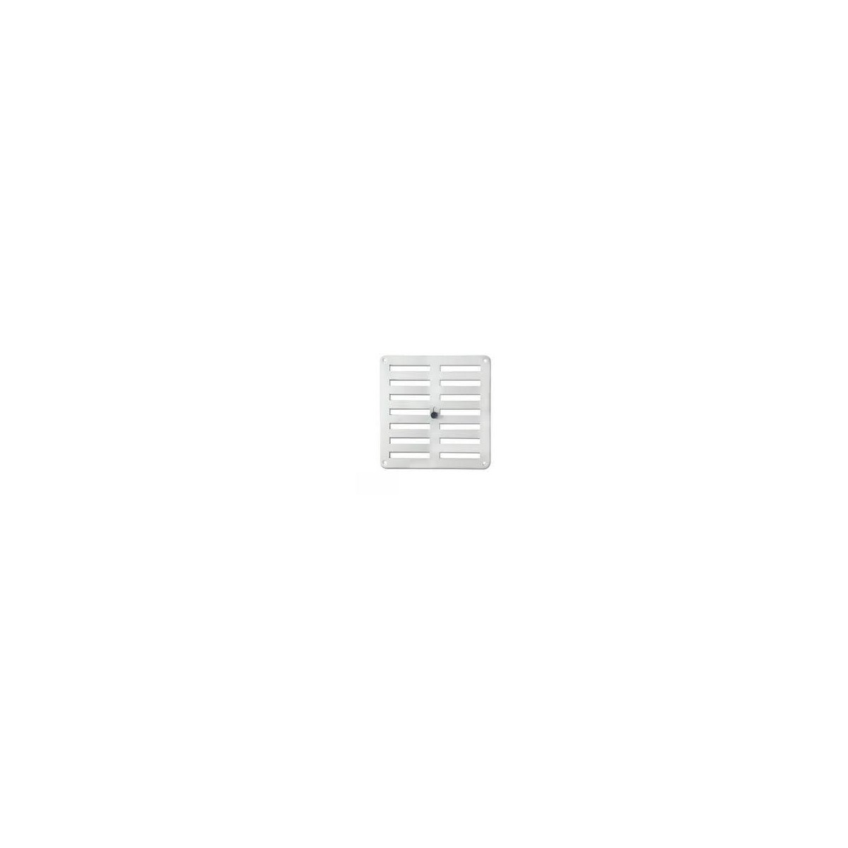 REJILLA ALUMINIO HUMO BLANCA 17*17 REGULABLE