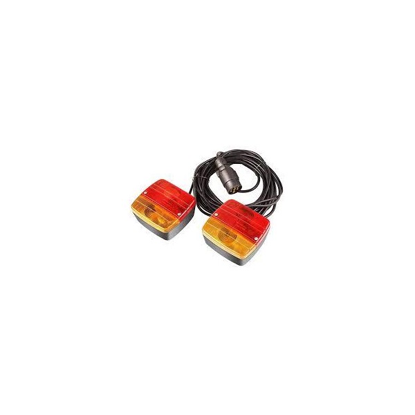 JUEGO LUCES VEHICULOS METAL+CABLEADO 7.5MT