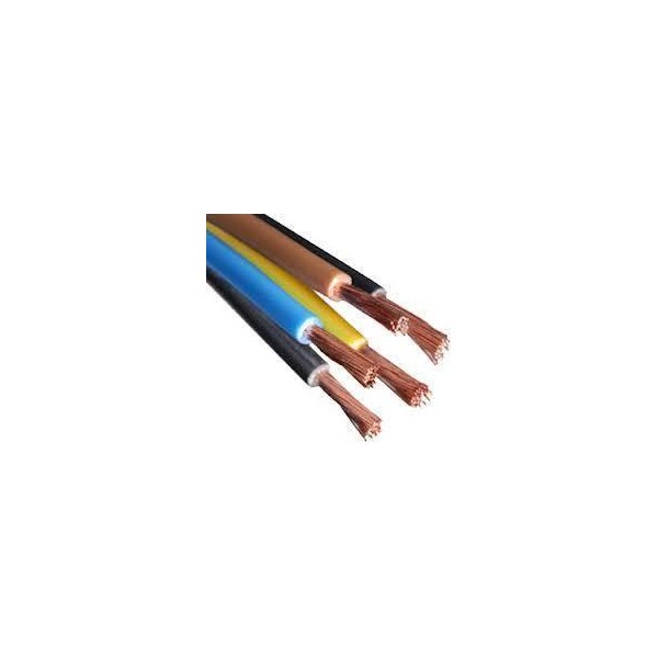 HILO LINEA FLEXIBLE 6MM NEGRO LIBRE HALOGENO