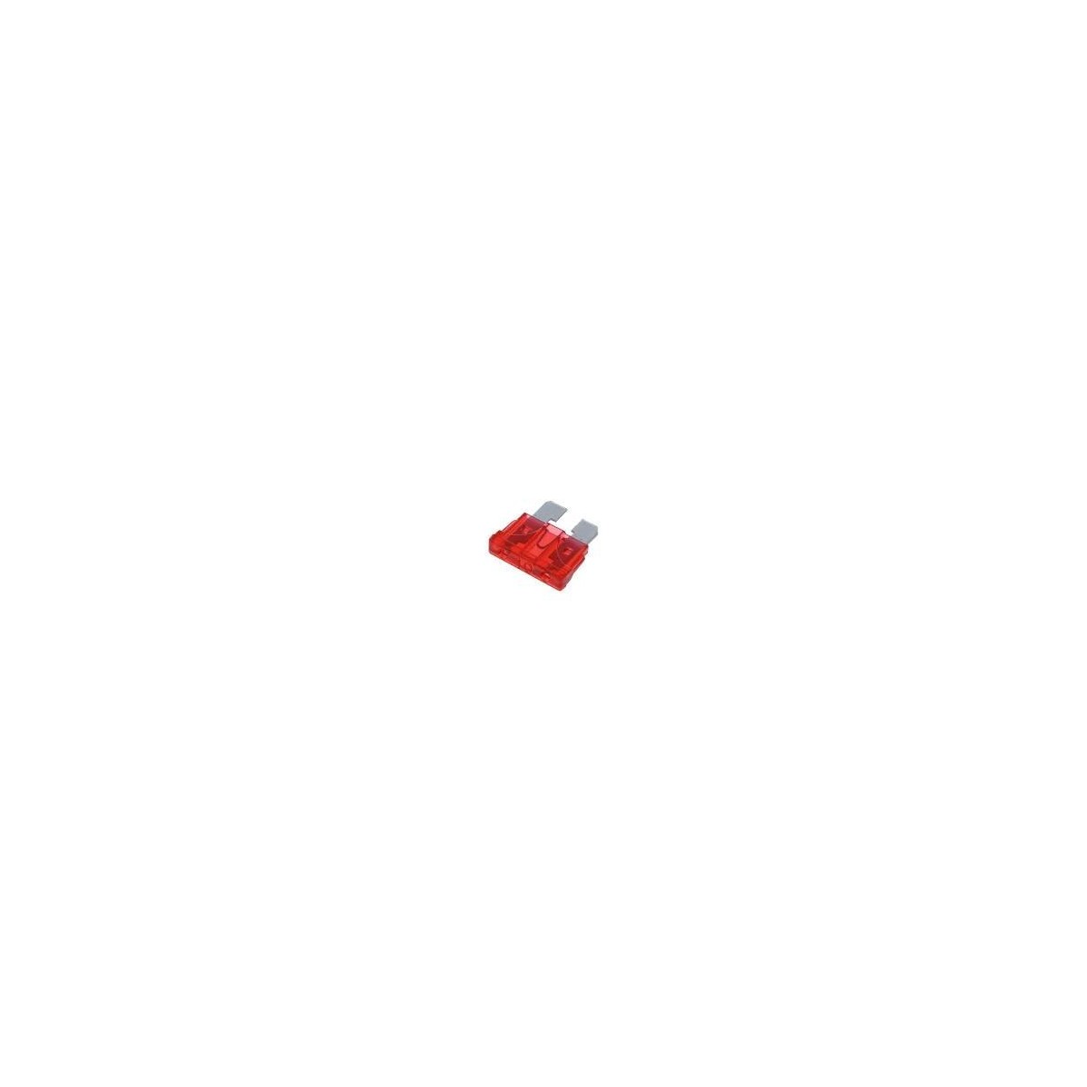 FUSIBLE PLANO COCHE ROJO 10A