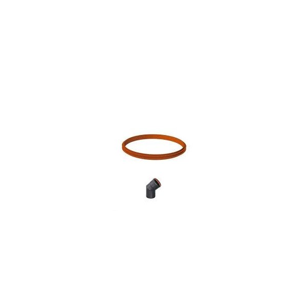 JUNTA TUBO ESTUFA PELLET 80MM