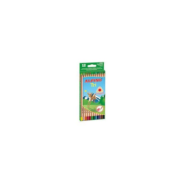 LAPICES COLORES ALPINO TRI 12 UNI CARTON