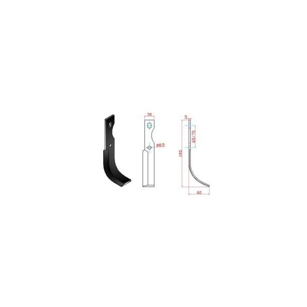CUCHILLAS ROTAVATOR 234 D