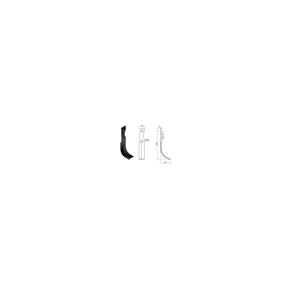 CUCHILLAS ROTAVATOR 234 D