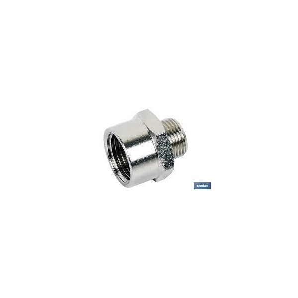 ALARGADERA LATON 1/4 H - 1/8 M