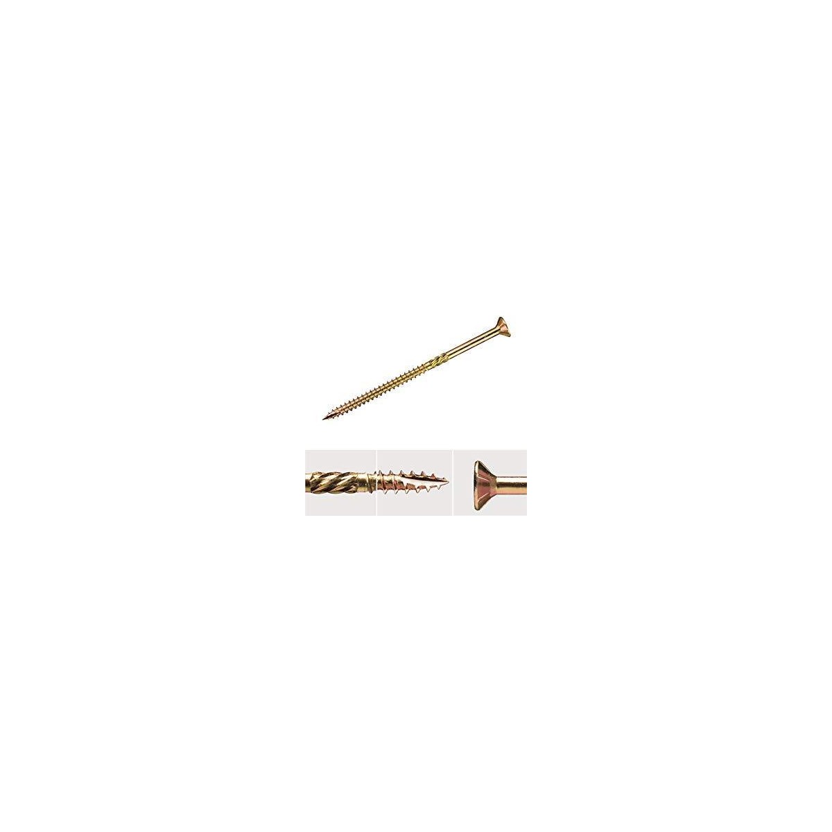TIRAFONDO KAT 3.5*30 PZ C/PL MATRIU BOCROMATADO