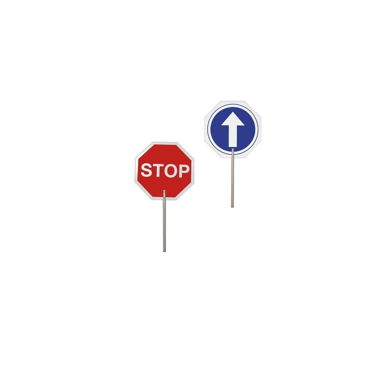 PALETAS RAQUETA STOP - PASO PARA OBRAS