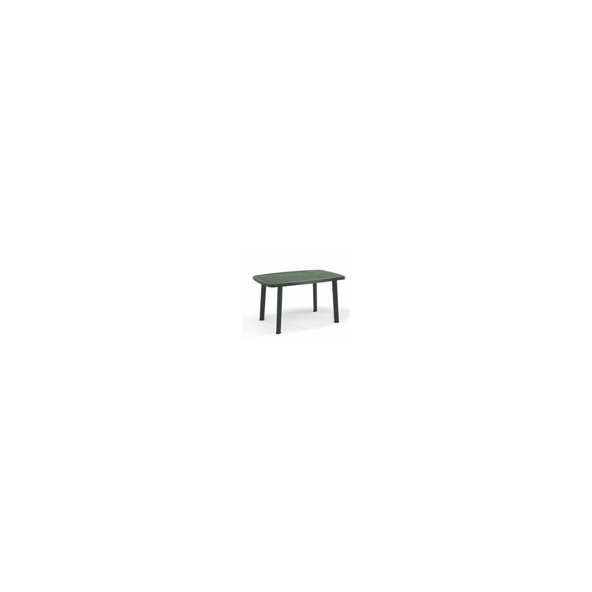 MESA RESINA VERDE JARDIN OVAL 140*90