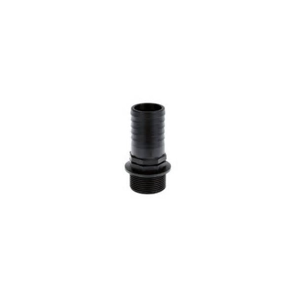 RACOR MANGUERA PLASTICO MACHO 1-1/4 30MM